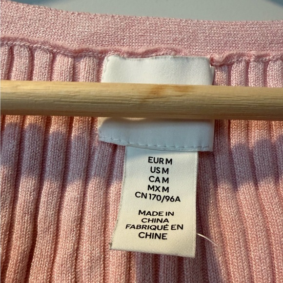 H&M Pink Rib-knit Cardigan - Picture 3 of 3